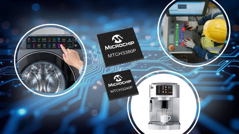 Microchip Forays Into Capacitive Touch Controllers for Buttons ...