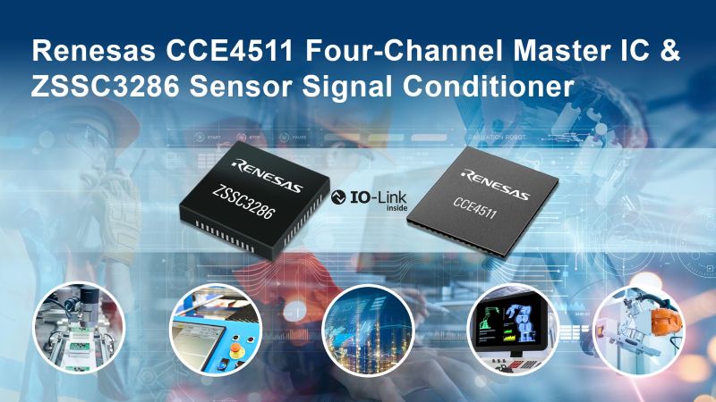 Renesas Releases Two New IO-Link Enhancing Devices - News