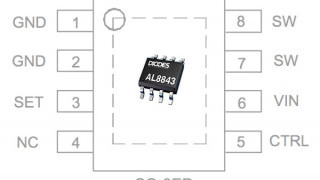 LED Dimming: A High-Power 40V Buck LED Driver with Two Dimming Methods from Diodes Incorporated