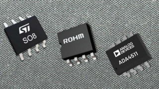 STMicro, ADI, and Rohm Release New Op Amps for Industrial Applications