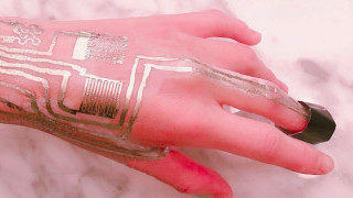 Researchers Bring Sintering Heat to Room Temperature to Print Sensors on Human Skin