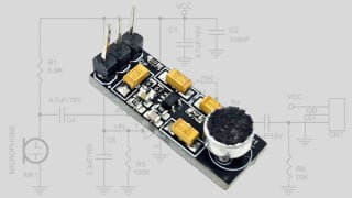 Building a 5 V Single-Supply Electret Microphone Preamp