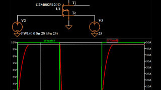 Simulating SiC MOSFET Thermal and Switching Behavior in LTspice
