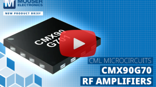 CML Microcircuits CMX90G70 RF Amplifiers | New Product Brief