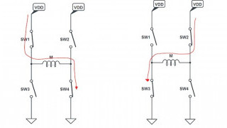 H-bridge DC Motor Control Using Complementary PWM, Shoot-through, and Dead-time