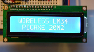 Make a Wireless Thermometer with PICAXE