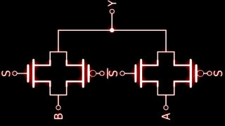 Implementing Multiplexers with Pass-Transistor Logic