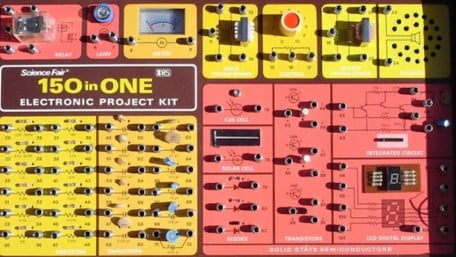 Transistor Controlled Switching of an LED Display: A Radio Shack Classics Circuit Remix