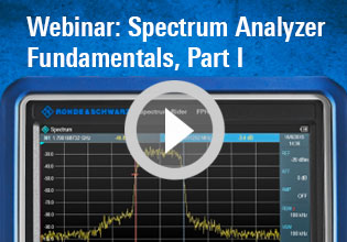 Webinar On-Demand: Spectrum Analyzer Fundamentals