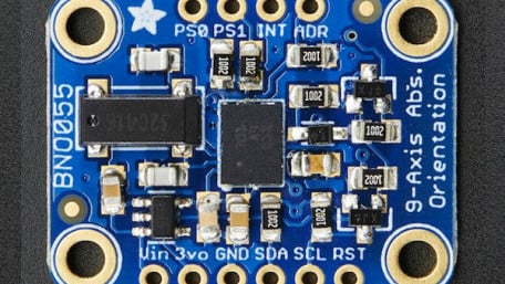 Capturing IMU Data with a BNO055 Absolute Orientation Sensor