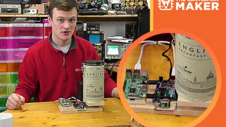 Never Run Out of Tea Again! How to Build the Gentleman Maker’s Intelli-T Raspberry Pi Sensor Alarm