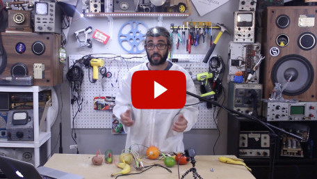 Fruit Drums with Circuit Playground’s Capacitive Touch Sensors