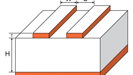 Edge Coupled Microstrip Impedance Calculator