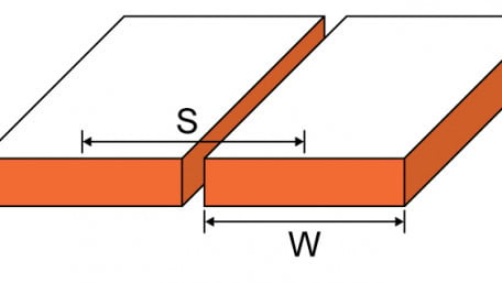 Edge Coupled Trace Inductance Calculator