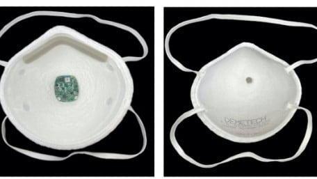 FaceBit, the “Fitbit for the Face,” Attaches Smart Sensors to Masks
