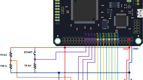 How to Interface the Mojo V3 FPGA Board with a 16x2 LCD Module: Block Diagram and Verilog Code