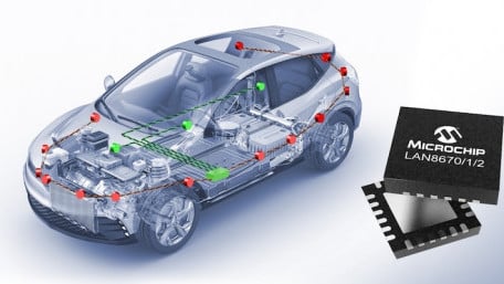 With New PHY Transceivers, Microchip Progresses Automotive Ethernet