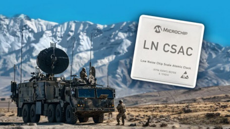 Microchip Designs Compact Low-Noise Atomic Clock Device for Defense