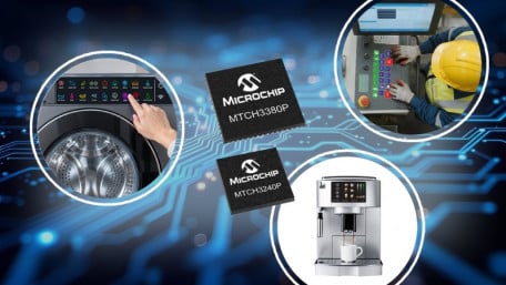 Microchip Forays Into Capacitive Touch Controllers for Buttons & Sliders