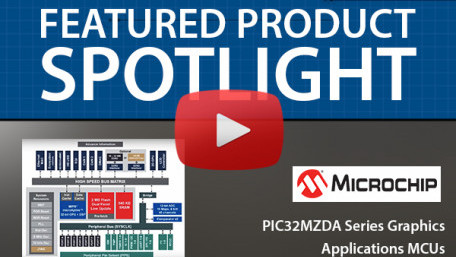 Microchip PIC32MZDA Series Graphics Applications MCUs | Featured Product Spotlight