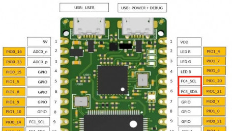 How to Enable I2C on the OKdo E1 Board Using the NXP MCUXpresso IDE