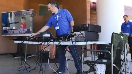 With Help from NXP Engineers, Young Students Chat with ISS Astronauts