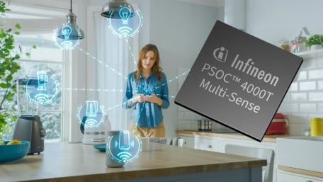 Infineon Blends Three Types of Touch Sensing in New PSOC MCU