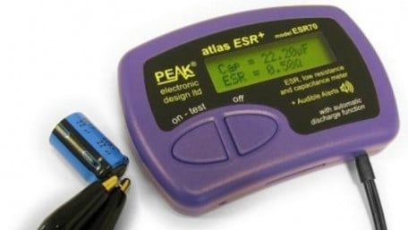 Determining the Equivalent Series Resistance (ESR) of Capacitors