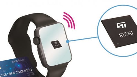 STMicro’s New ST53G System-in-Package Chip Could Add Contactless Payment to Your Smart Watch
