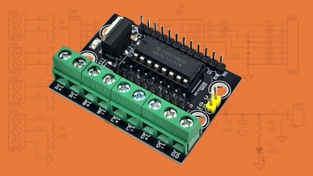 A Four-Channel RS-422 Differential Line Receiver Module