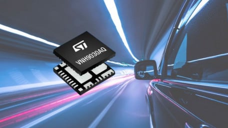 ST’s Full-Bridge DC Motor Driver Integrates Real-Time Diagnostics