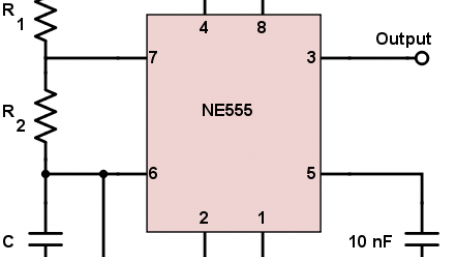 555 Timer Astable Oscillator Circuit