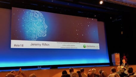 Can the IoT Save the World by 2040? Dr. Jeremy Rifkin Delivers electronica 2018 Keynote