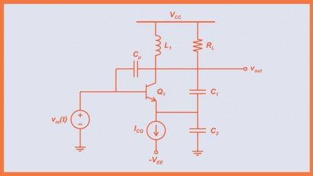 An FM Generator Circuit Using the Capacitance of a Collector-Base Junction
