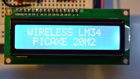 Make a Wireless Thermometer with PICAXE