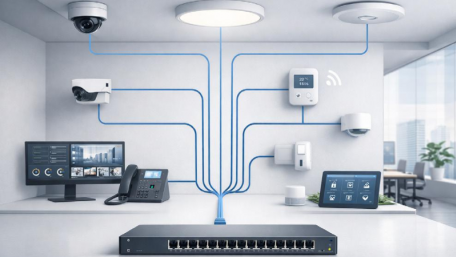 Why Enterprise PoE Switches with Aggregation Edge AI Are the Foundation of Smart Building Networks