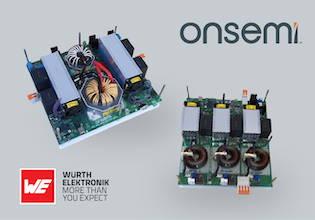onsemi and Würth Elektronik: 25kW DC Fast Charger Technology