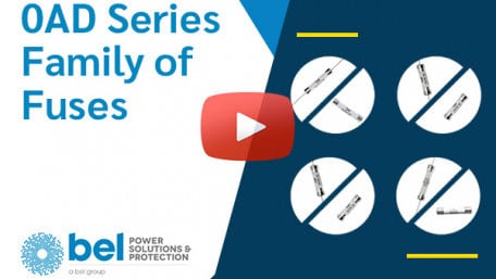 Bel Fuse Circuit Protection 0AD Series Family of Fuses