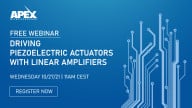 Driving Piezoelectric Actuators with Linear Amplifiers