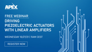 Driving Piezoelectric Actuators with Linear Amplifiers