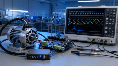 Why Your Motor Behaves Badly: See BLDC Control Signals, Power, and EMI in One Shot